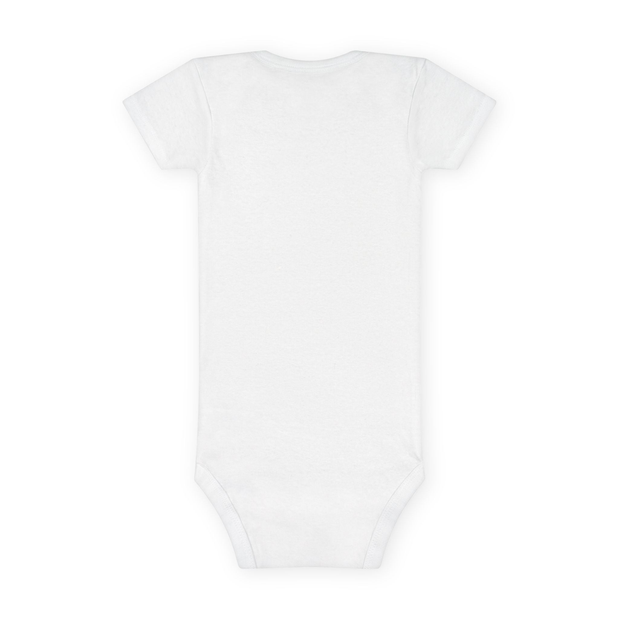 Soft pink cute bunny baby onesie with rainbow and bunny illustration for baby girls

