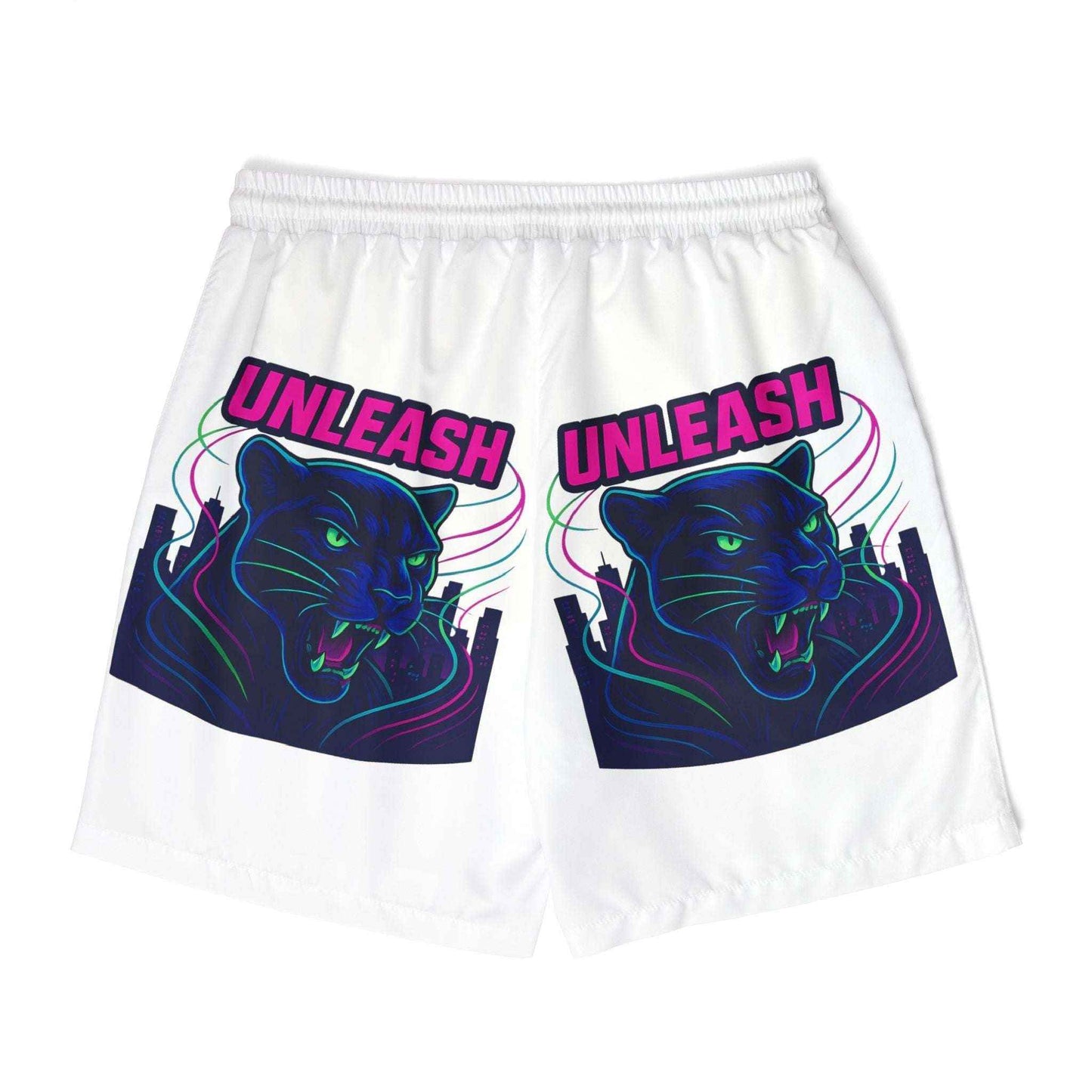 Unisex swimwear showcased during beachside summer adventure
