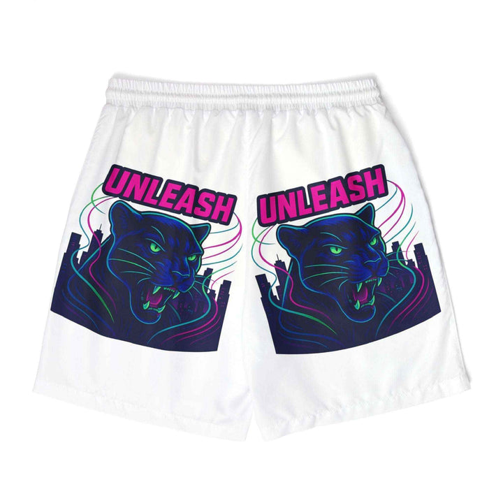 Unisex swimwear showcased during beachside summer adventure
