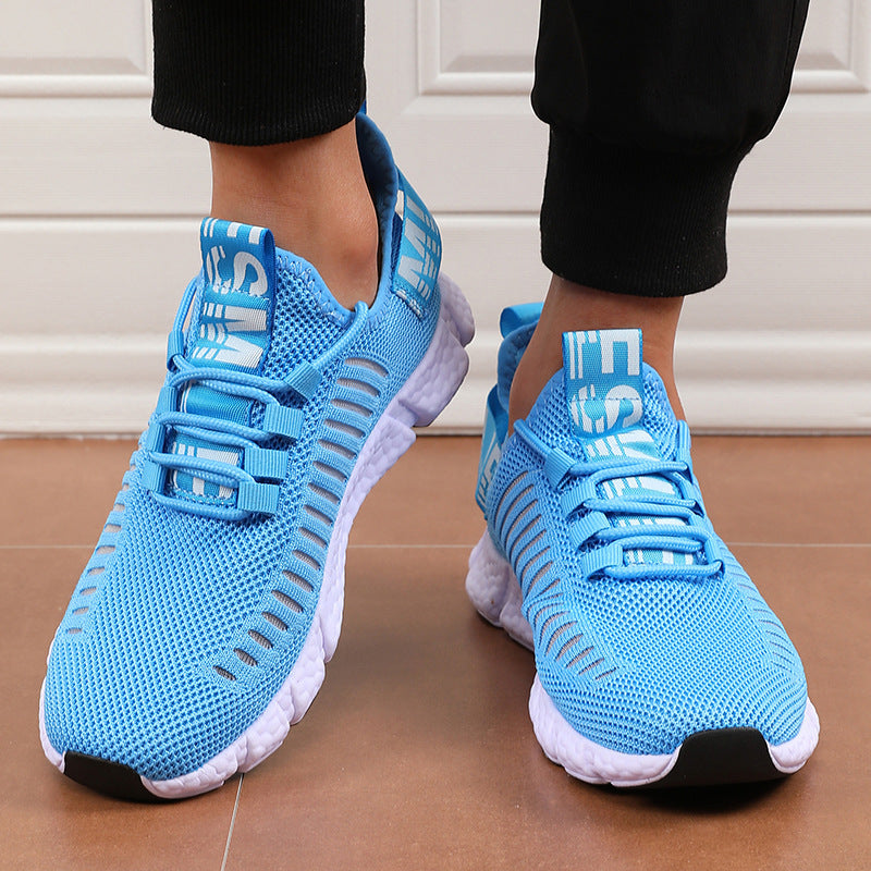 Breathable casual sneakers – flexible MD sole grip for city streets, gym sessions, and weekend travel