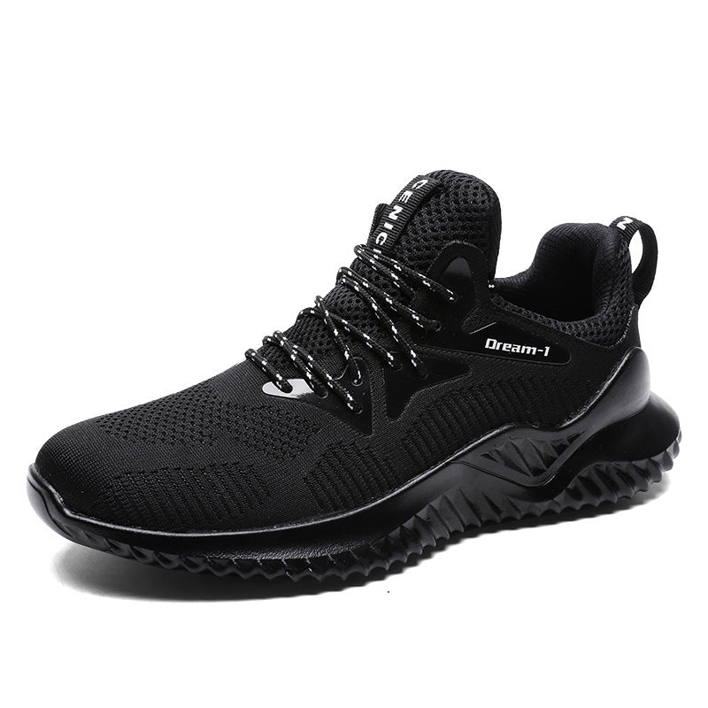 Breathable running shoes – flat lay of minimalist style