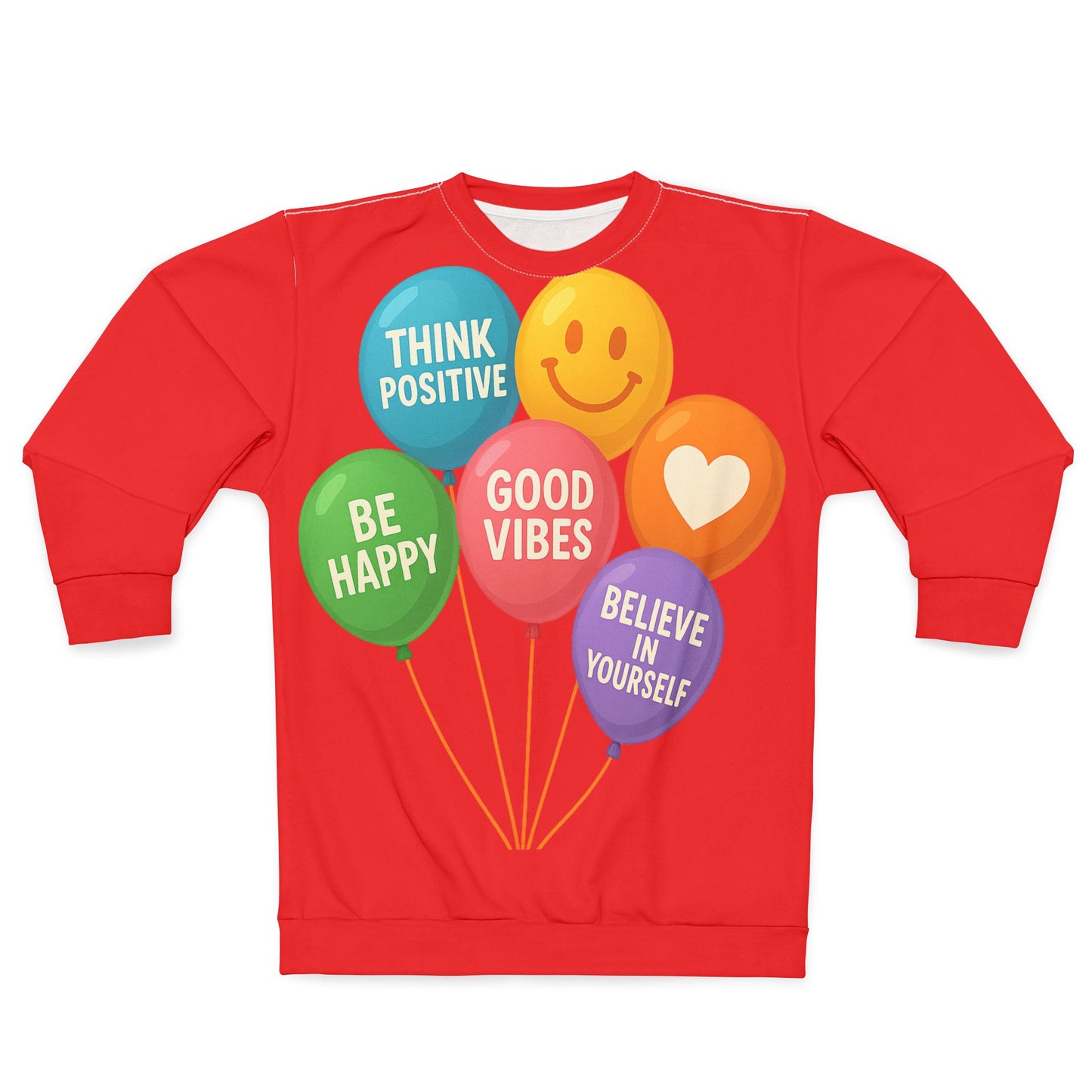 Bright Positive Vibes Sweatshirt to Uplift Your Mood

