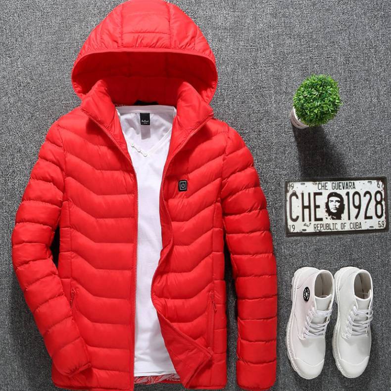 Carbon fiber heated jacket – stay warm up to 12 hours