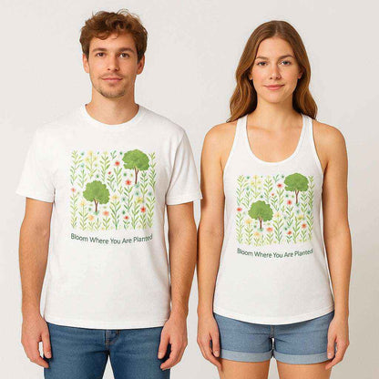 Floral Unisex T-Shirt – Soft, Stylish  Nature-Inspired