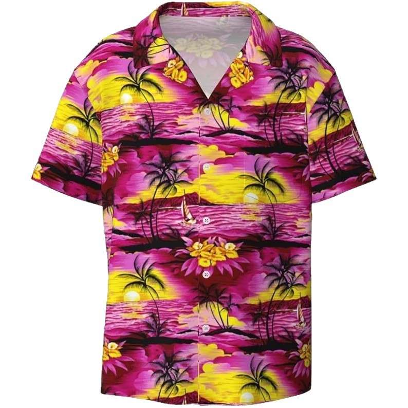 White slim fit men's camouflage shirt, sporty casual style

