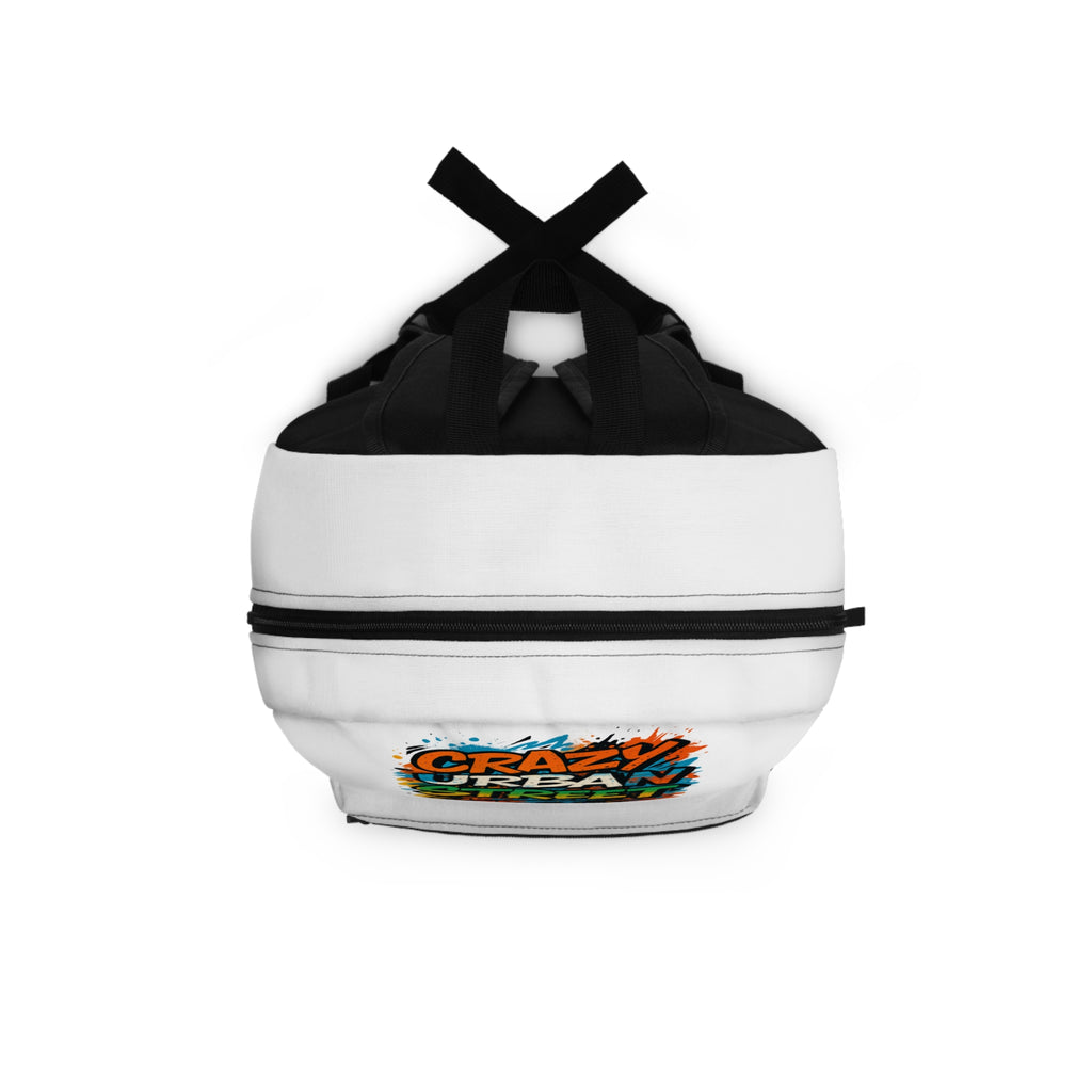 Casual daypack with vibrant graffiti design for everyday wear

