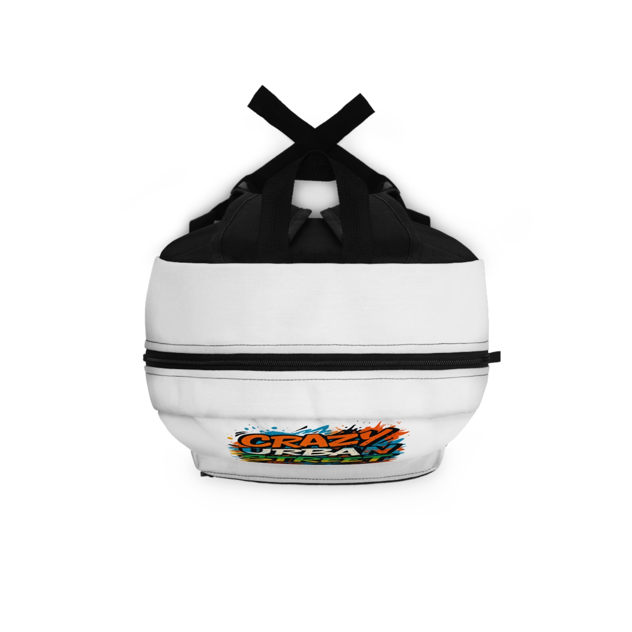 Casual daypack with vibrant graffiti design for everyday wear

