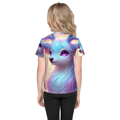 Colorful Kids Crew Neck T-Shirt for Active Days