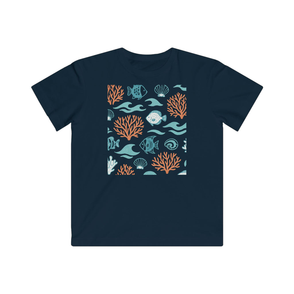 Children playing in sand wearing Under the Sea Kids Tee

