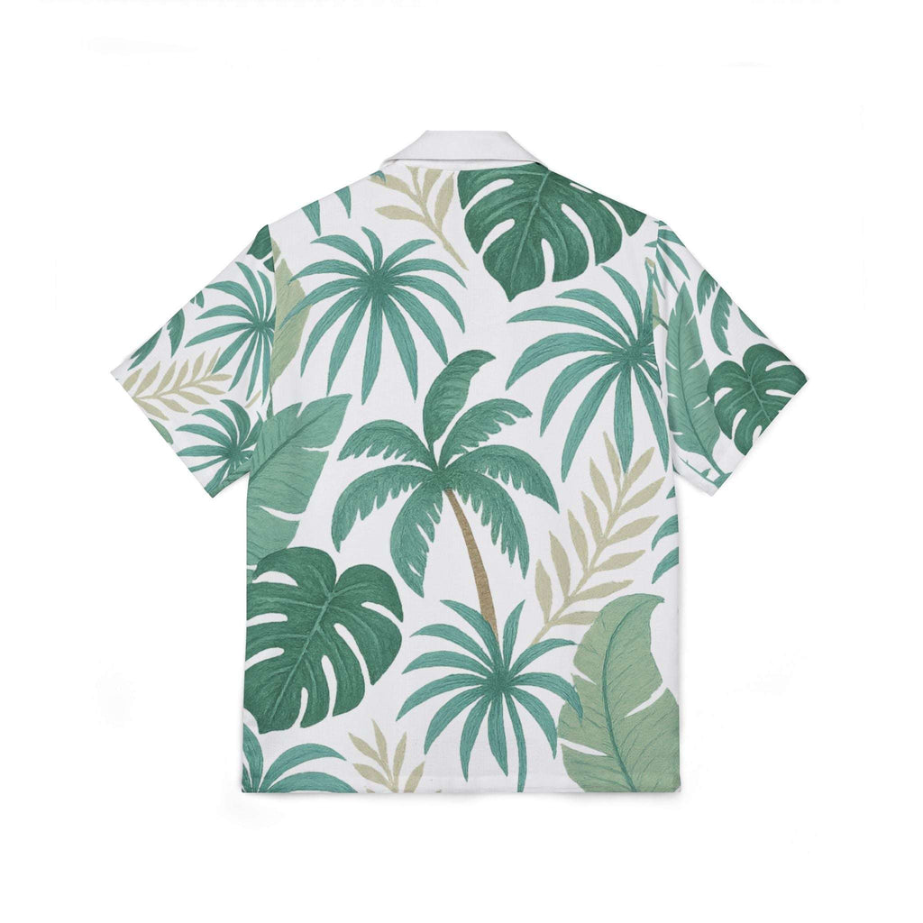 Classic Hawaiian vacation shirt for men with tropical print and button-up style

