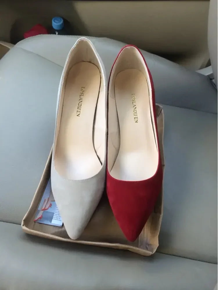 Classic pumps – durable TPR sole pointed toe heels