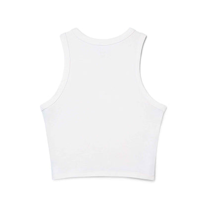 Women's Micro Rib Tank – Sleek Fit, High Neck Comfort