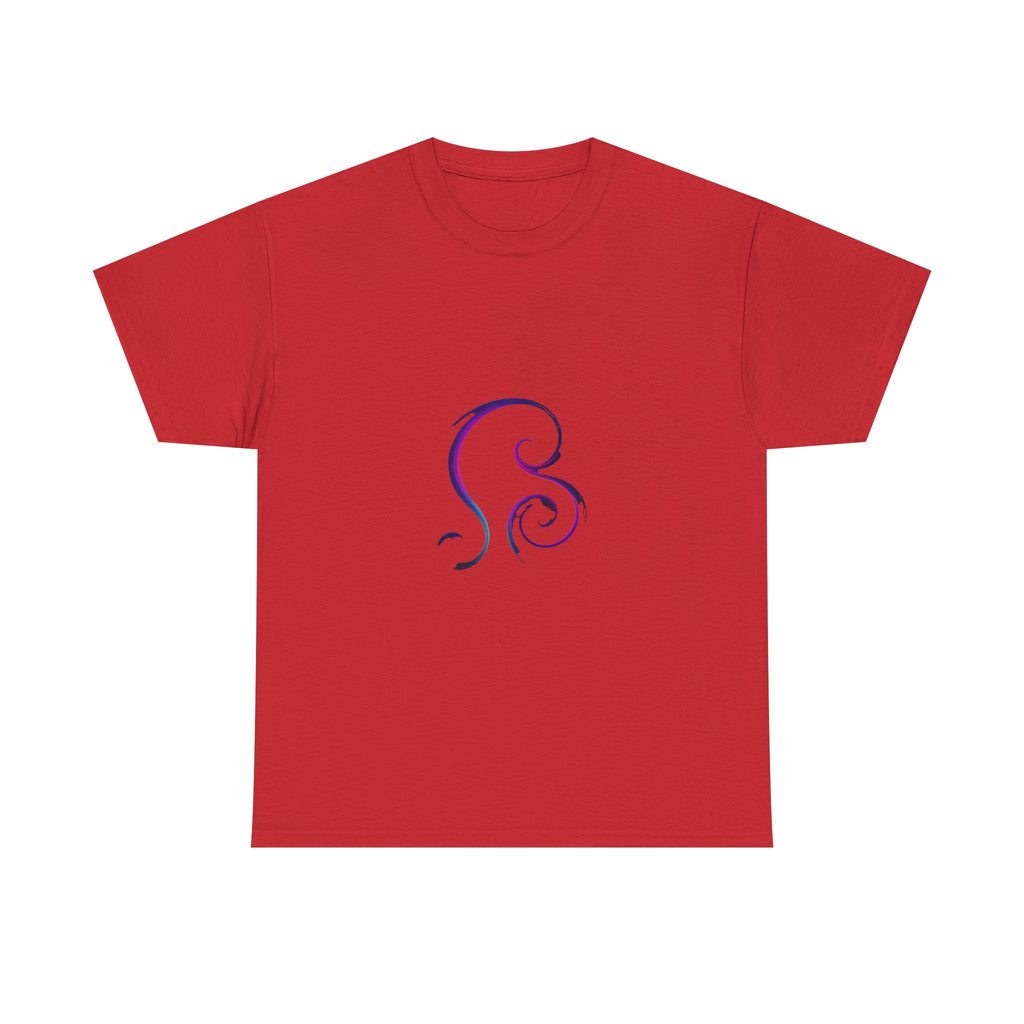Close-up of care instruction label on unisex heavy cotton tee detailing machine wash cold and tumble dry low. carefriendly!!!

