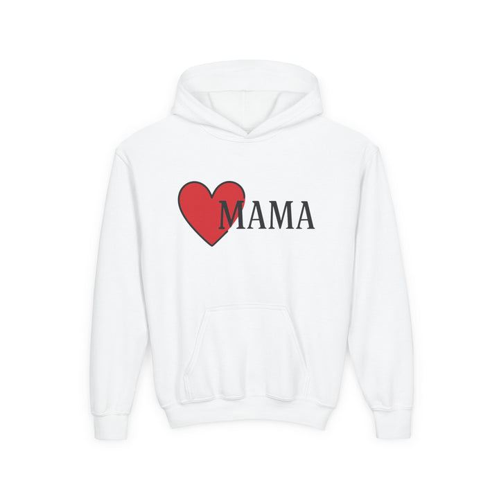 Heartfelt Mama Youth Hoodie – Cozy Gift for Kids