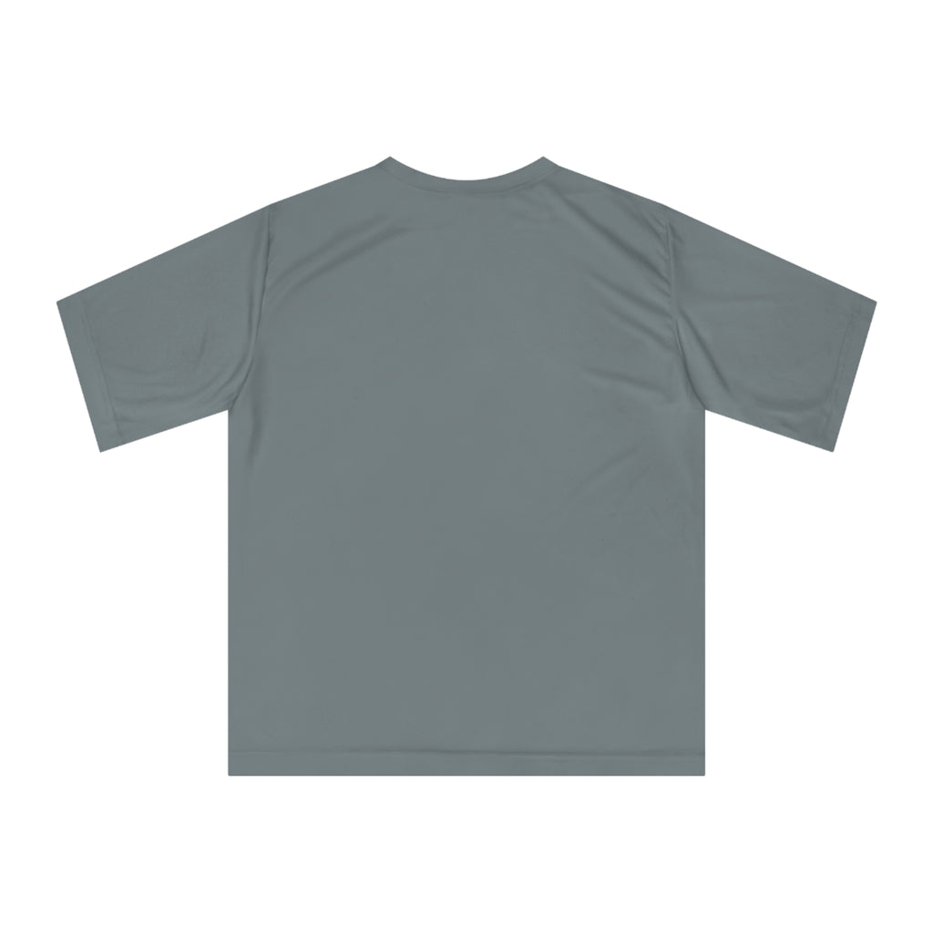 Close-up of quick-dry fabric and bright graphic detailing

