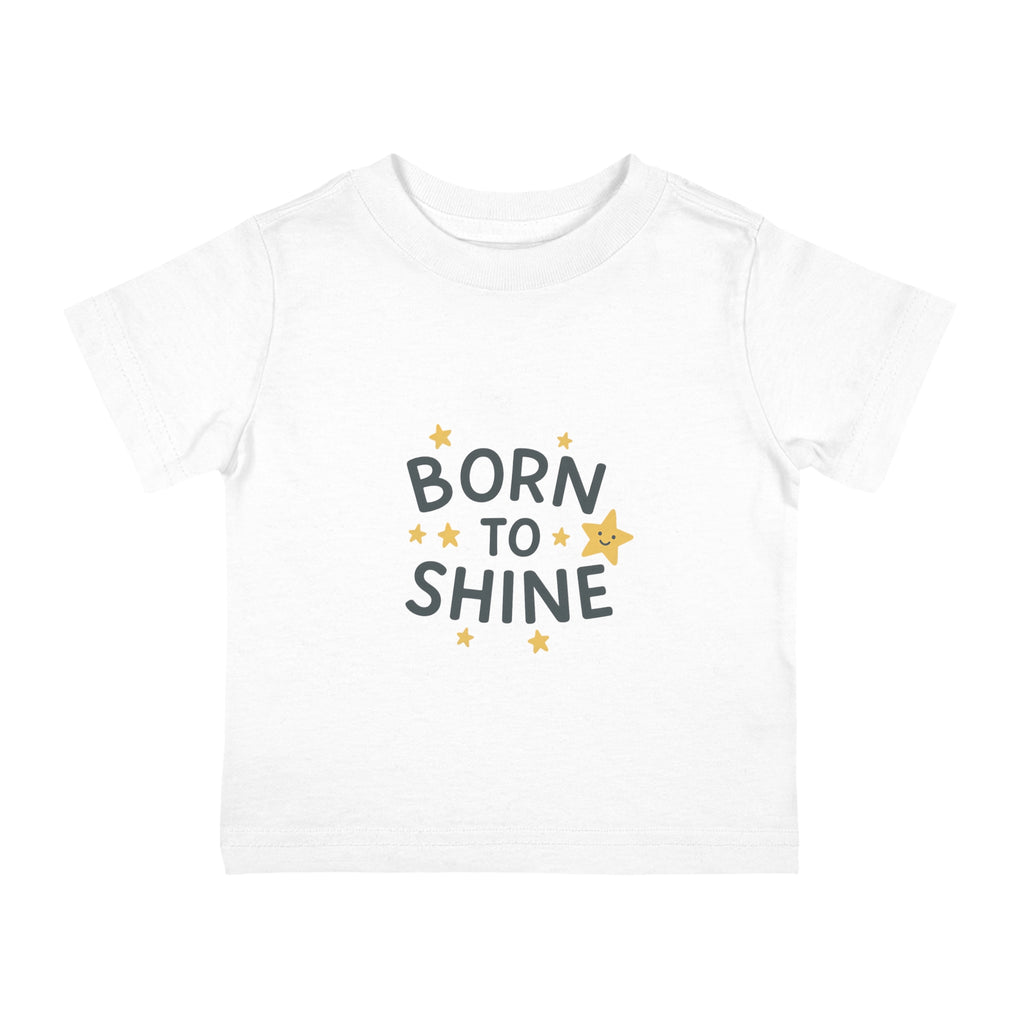 Born to Shine tee styled with baby accessories

