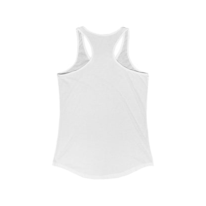 White racerback tank top back view