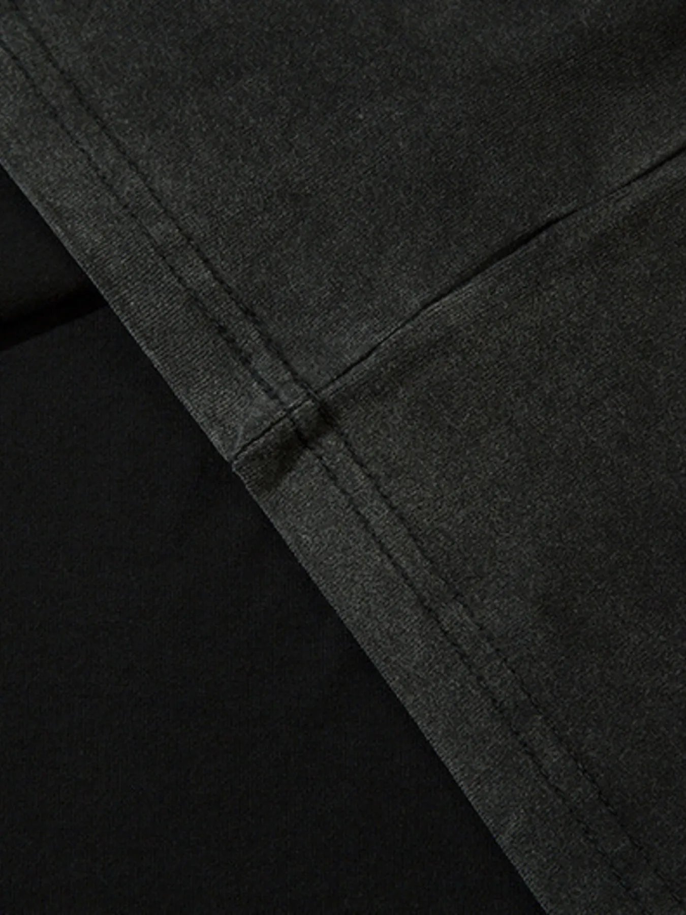 Close-up of the reinforced hem and stitching detail.

