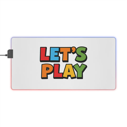 Glowing RGB LED Gaming Mouse Pad as the perfect gamer gift

