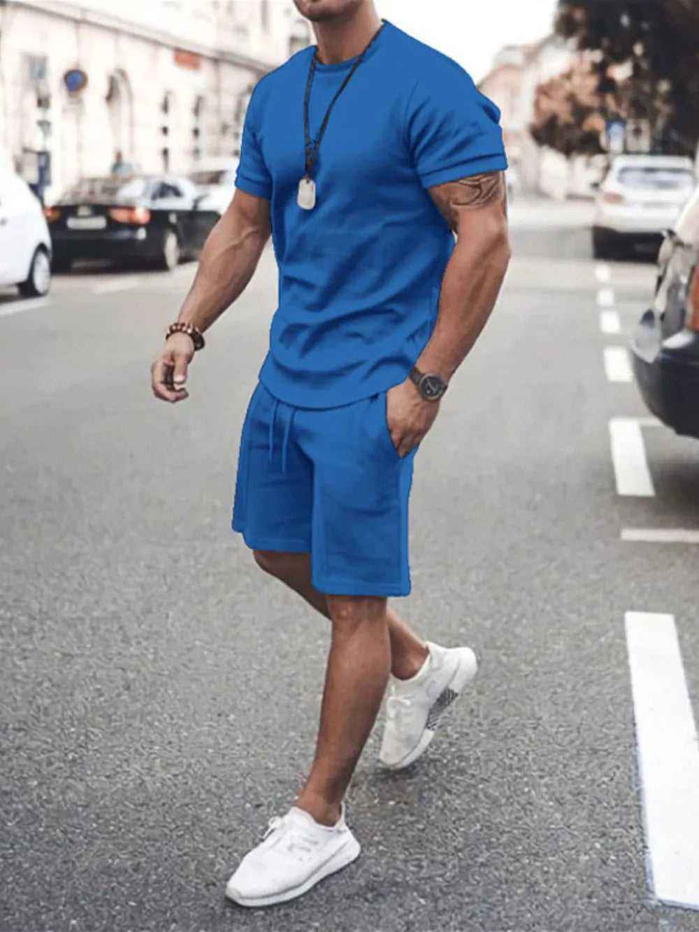 Men’s Plus Size 2-Piece Set - Casual & Comfy Everyday Fit