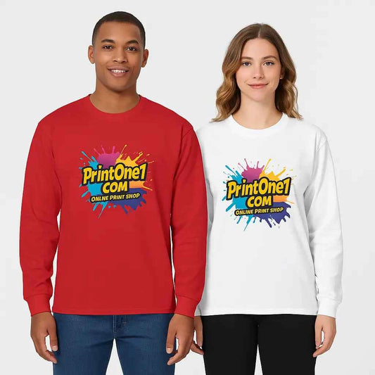 Vintage Unisex Long Sleeve Tee – Soft Cotton Shirt