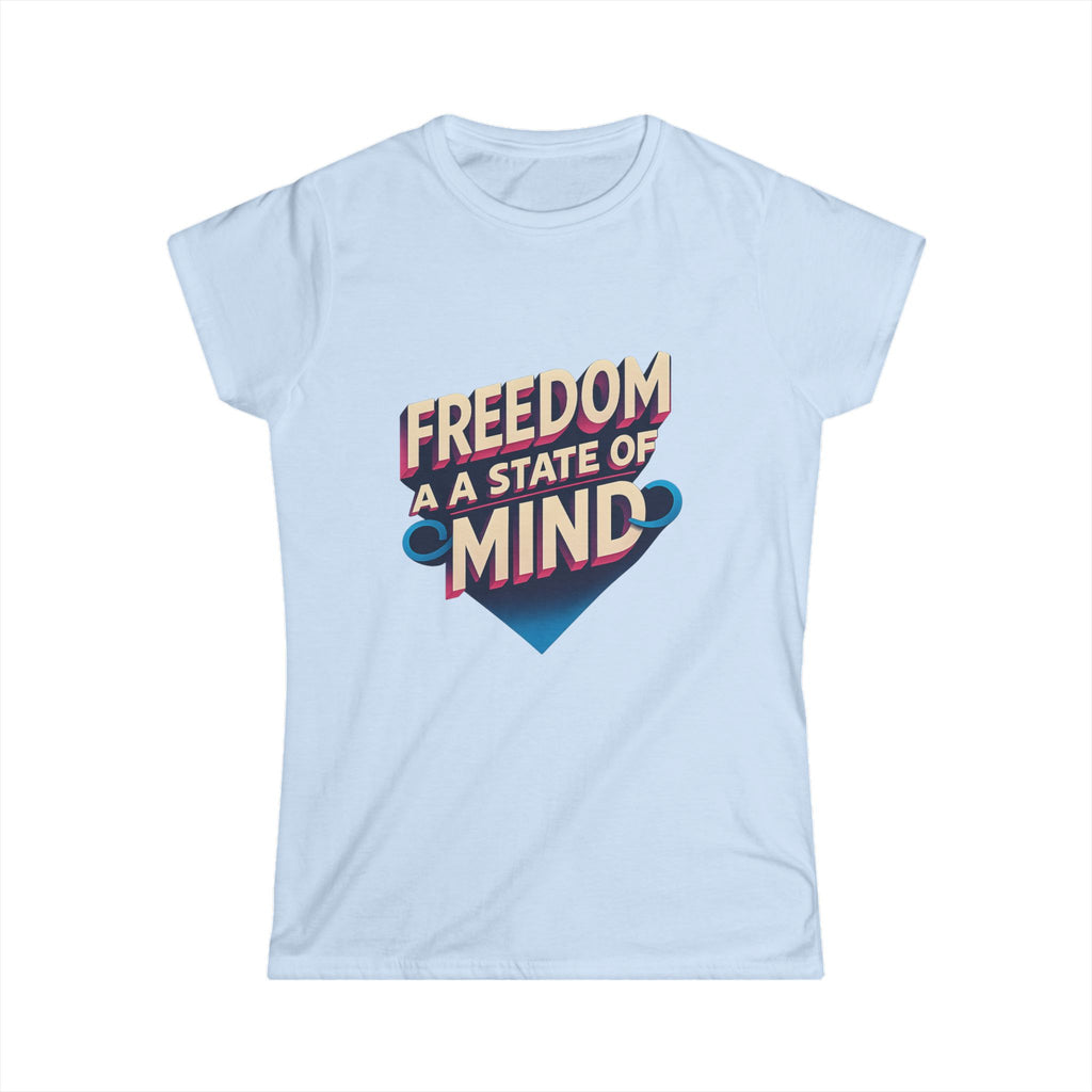 Comfortable fit women’s t-shirt with motivational message

