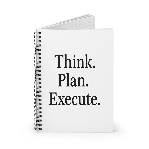 Open notebook with high-quality 90gsm paper

