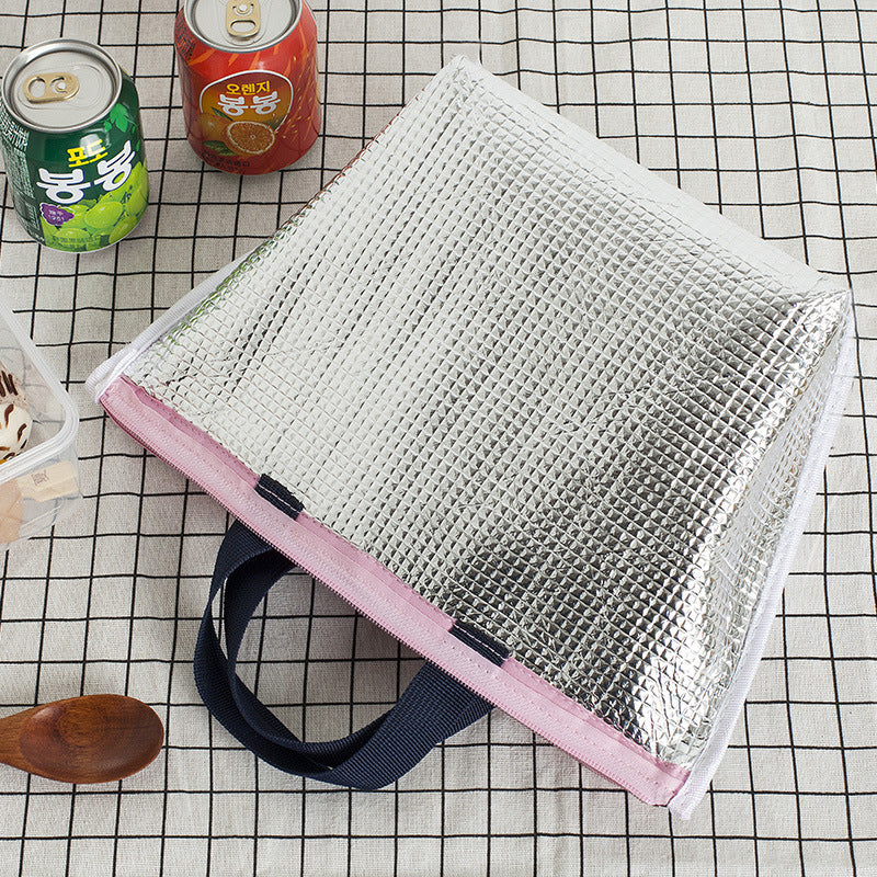 Compact Oxford Lunch Tote – Carry Your Bento Box in Style, Hot or Cold for Hours


