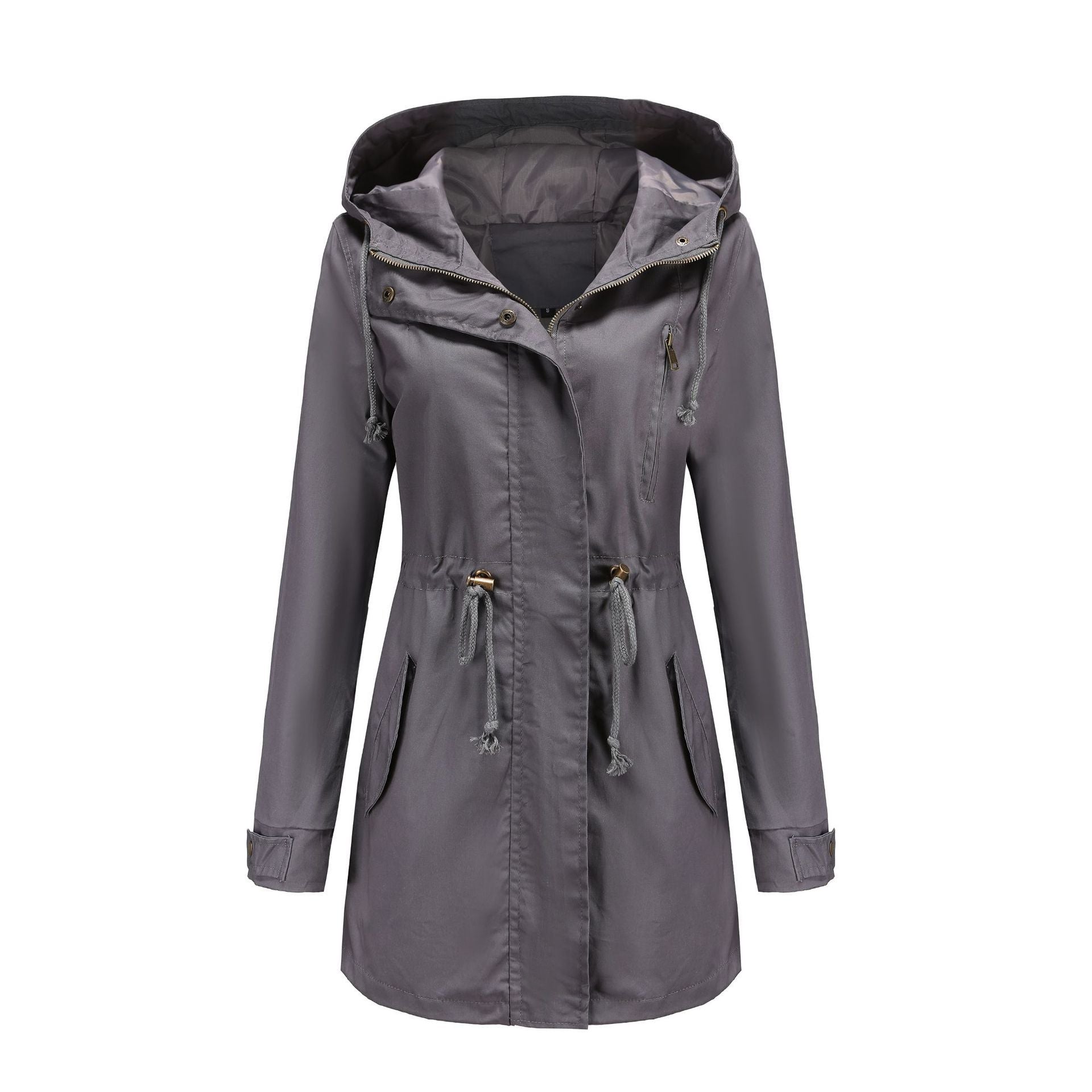 Cotton Anorak – Mid-Length Women’s Jacket in 7 Colors, S–4XL