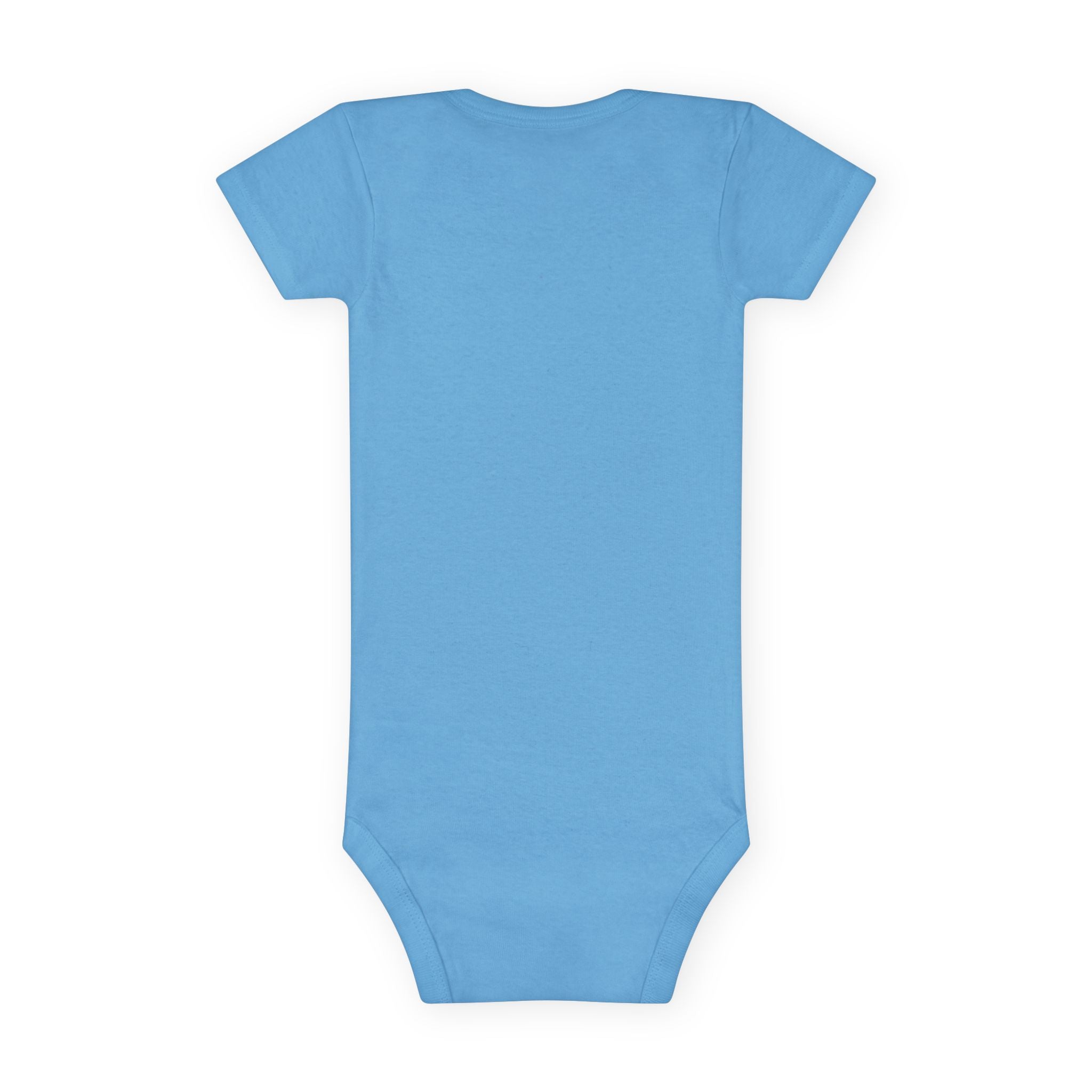 Cotton cute bunny baby onesie displayed in natural light, highlighting soft fabric

