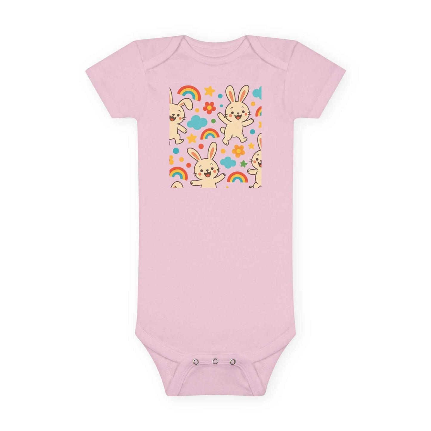 Cute Bunny Baby Onesie - Soft Cotton Baby Shower Gift