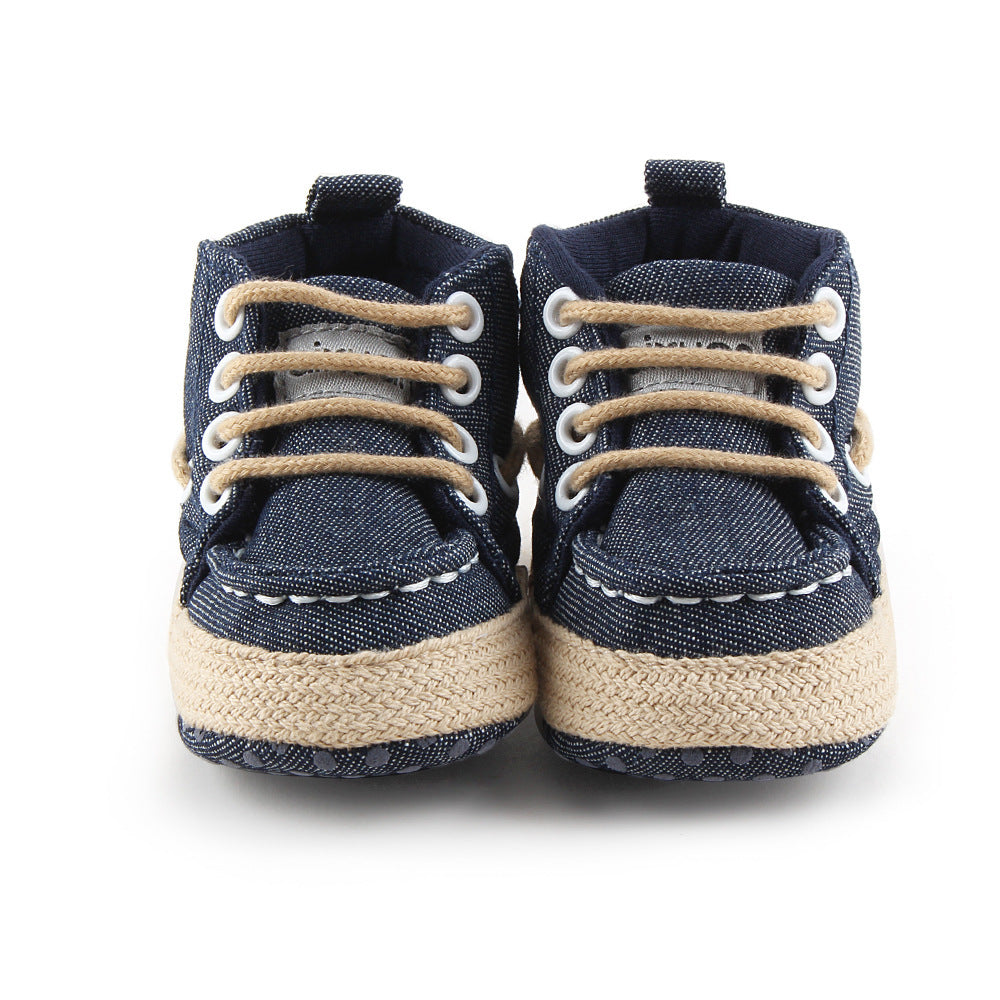 Cozy cotton baby shoes – gentle fit and easy on/off
