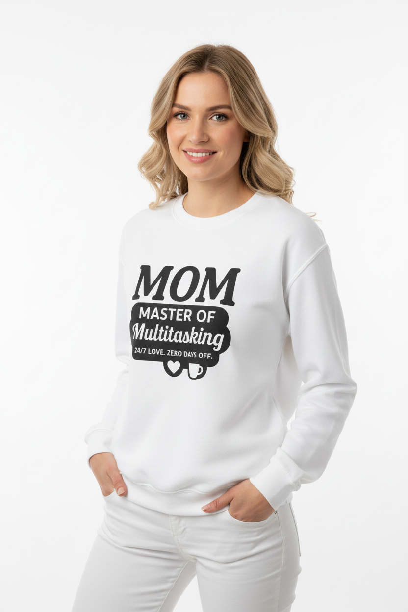 Mom Sweatshirt - Funny Cozy Gift for Moms