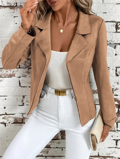Dark Khaki Winter Jacket – Slimming Silhouette

