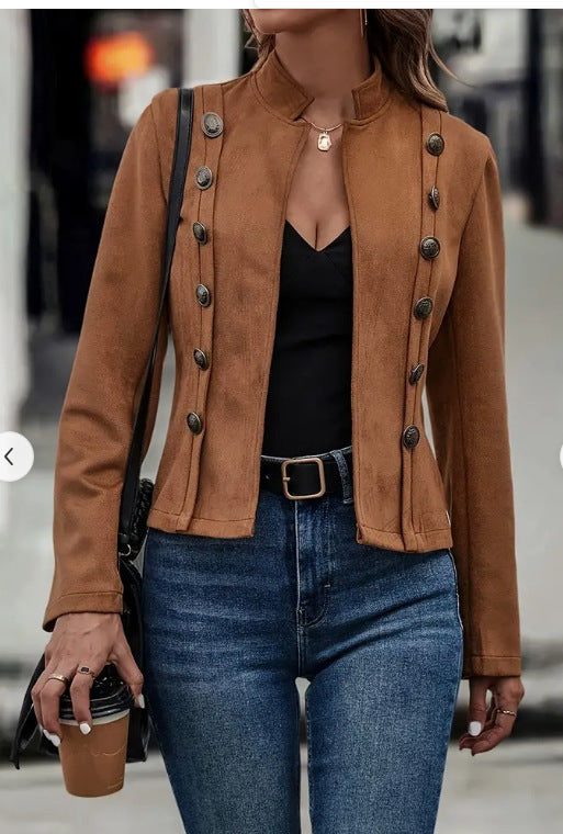 Deerskin Velvet Jacket – Retro Style, Modern Fit