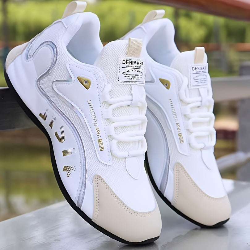 Trendy men's sneakers suitable for running, gym, or casual wear


