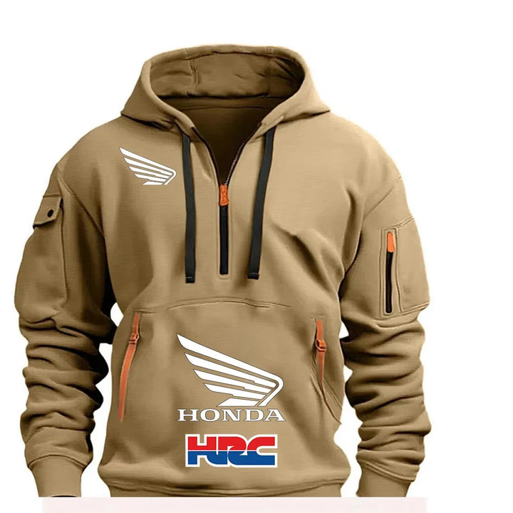 Durable Autumn Winter Honda Hoodie with Full Sleeves