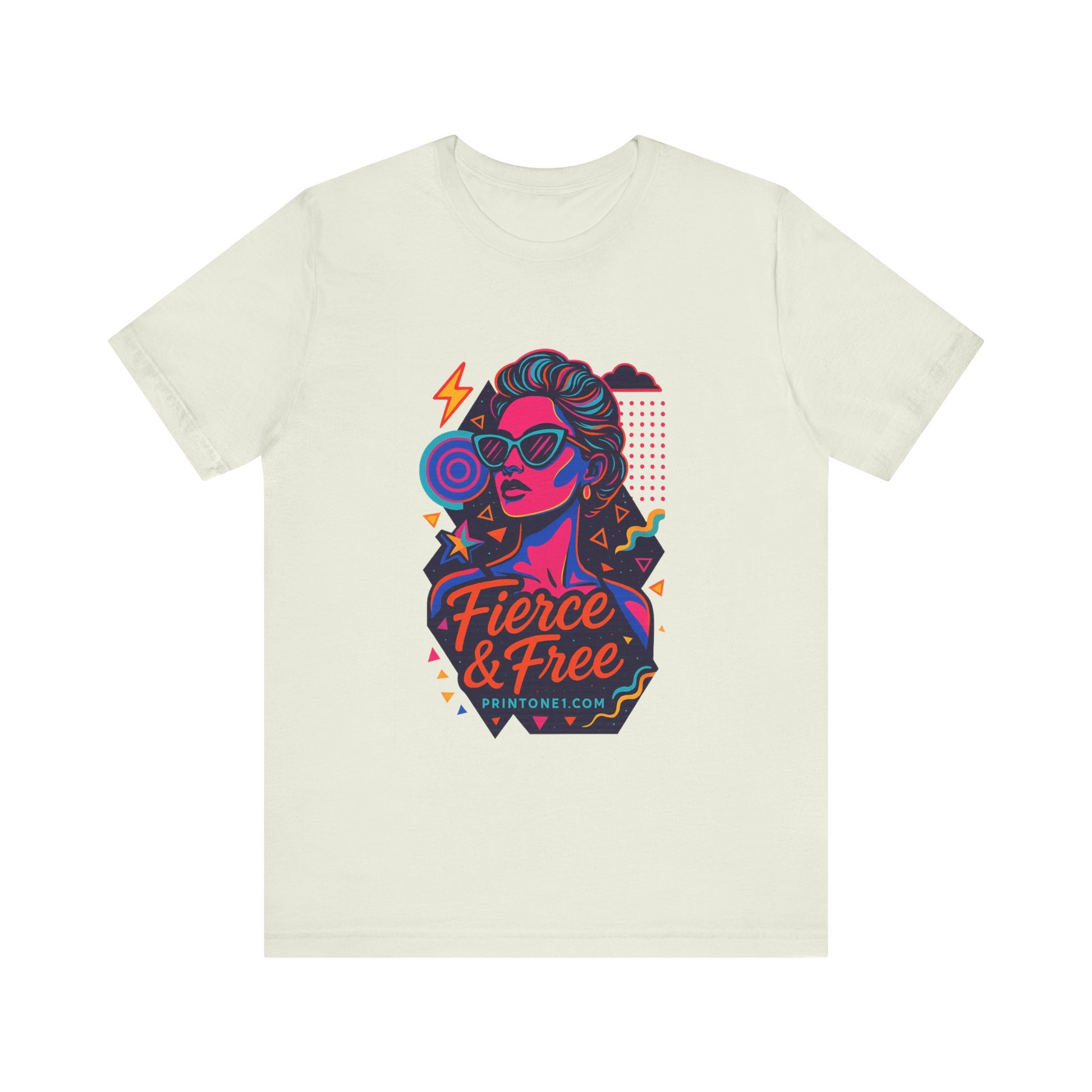 Statement unisex t-shirt worn confidently outdoors

