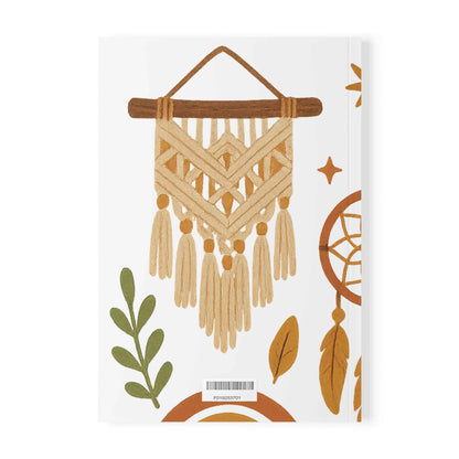 Boho Dreamcatcher A5 Journal – Softcover Notebook