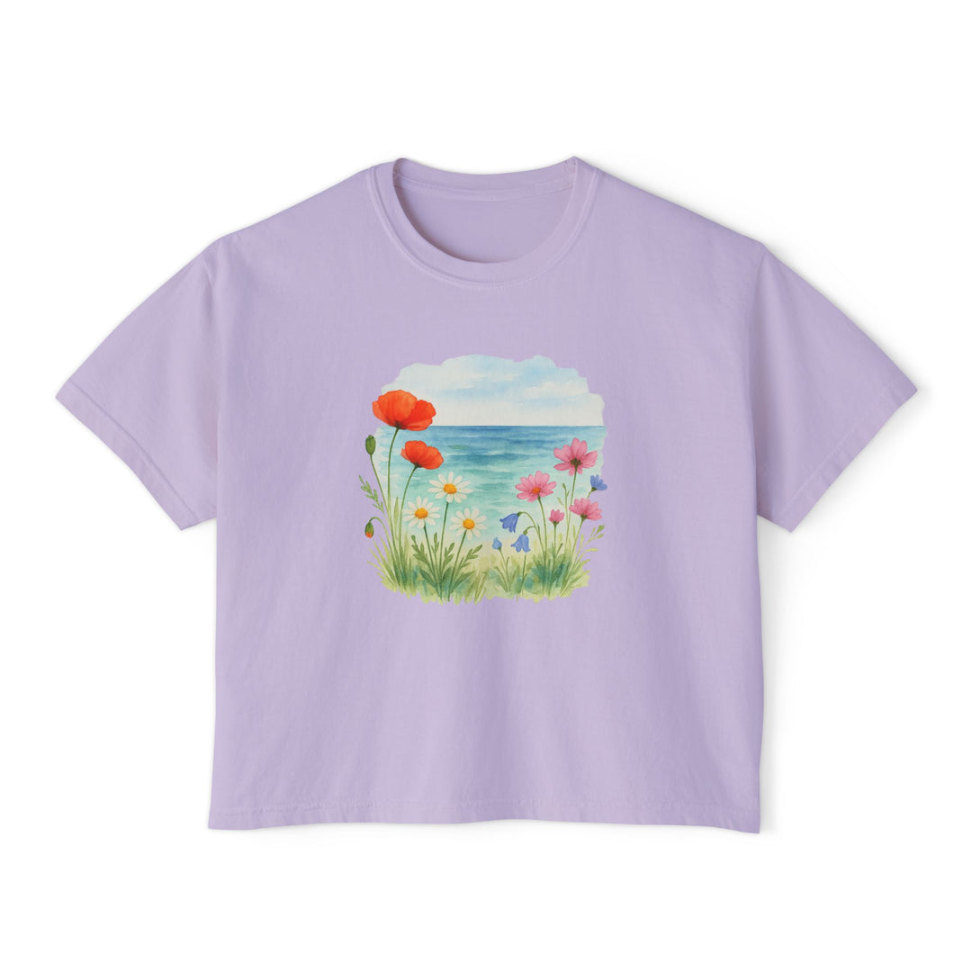 Eco-Friendly Boxy Tee: Soft Cotton, Vintage Charm