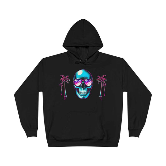 Tropical Skull Unisex Eco Hoodie - Bold & Sustainable Style