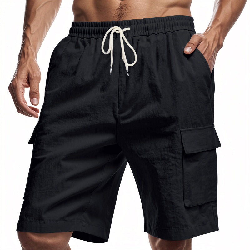 Effortless Summer Style with Solid Color Linen Shorts

