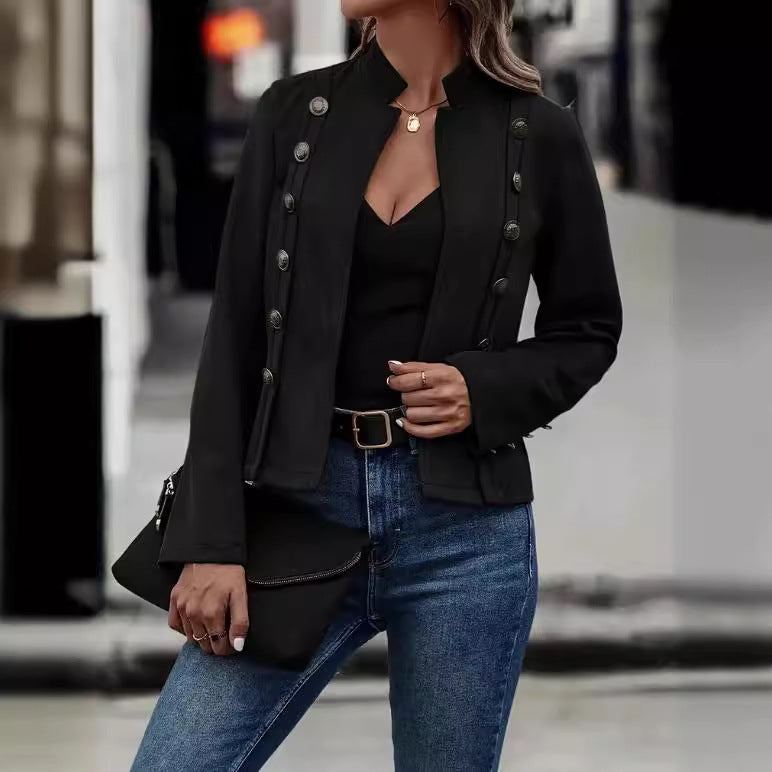 Elegant Slim-Fit Velvet Jacket for Any Occasion