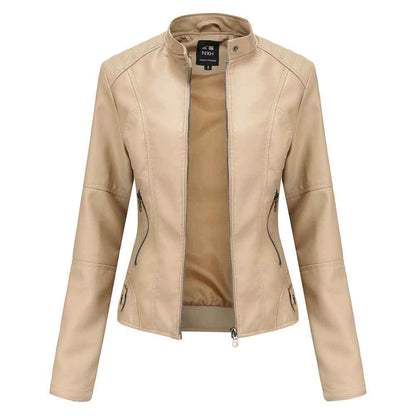 PU Leather Jacket for Women - Urban Elegance Redefined