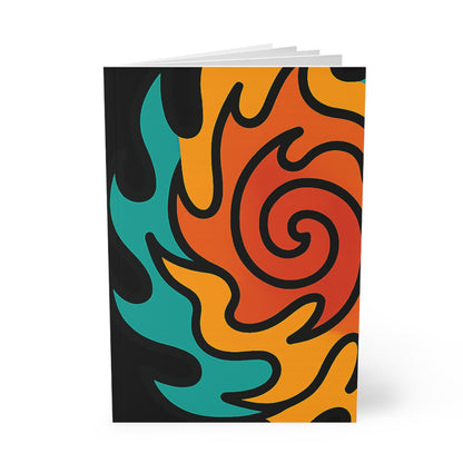 “Express Yourself: Vibrant Spiral Notebook for Artists & Students”

