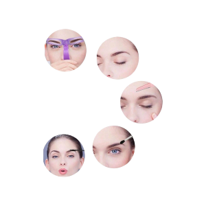 Eyebrow Stencils + brow pencil – salon results at home