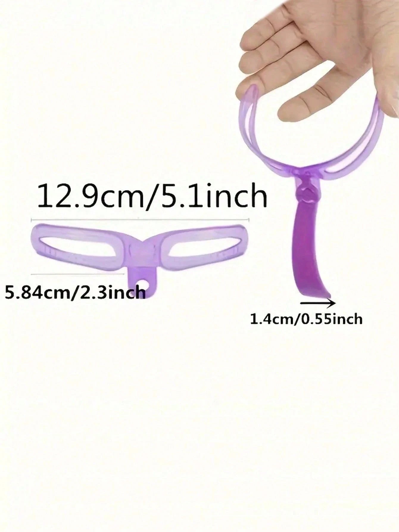 Eyebrow Stencils how-to – hold, fill, brush, done