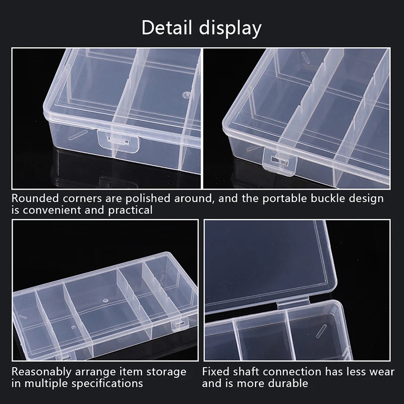 Eyelash Extension Storage Box – Durable Plastic with Secure Hinged Lid