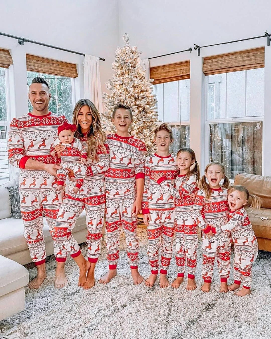 Family Christmas Pajamas – easy-care fabric, true cozy vibes