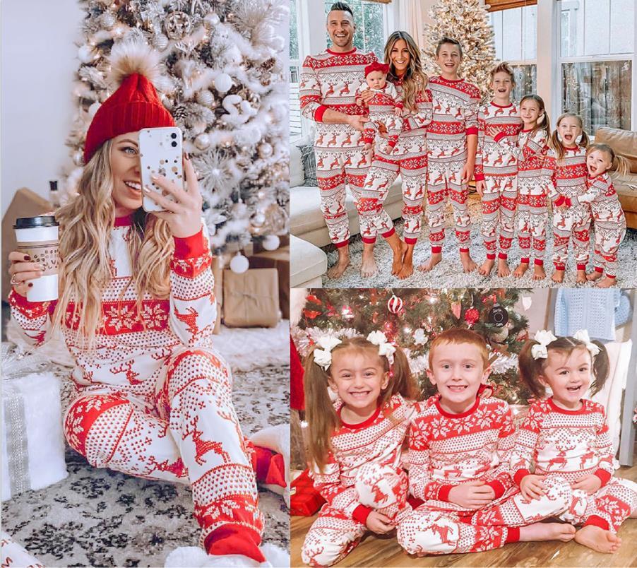 Family Christmas Pajamas – neutral unisex fits for all ages